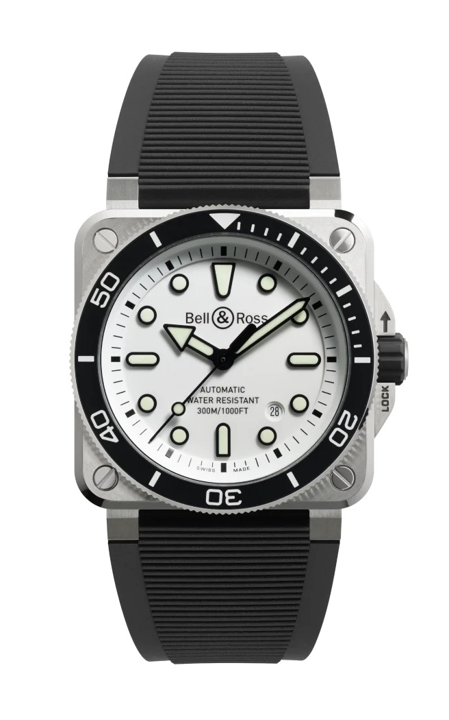 Bell and Ross Watch BR0393-BL-ST/SCA | GemOro