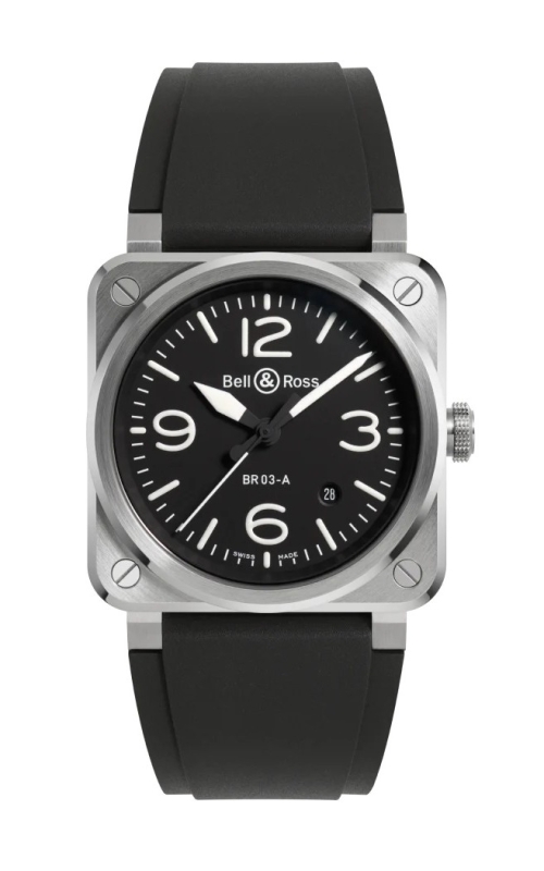 Bell and Ross  Watch BR03A-BL-ST/SRB