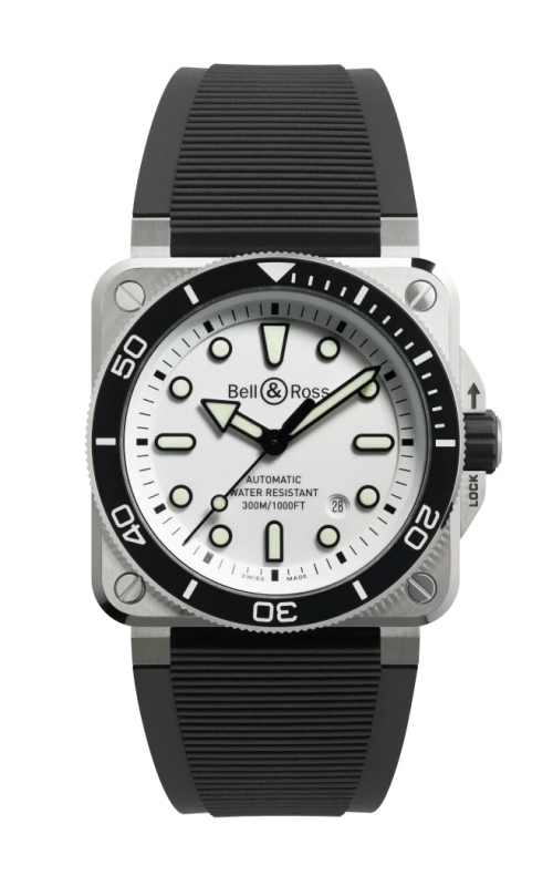 Bell and Ross  Watch BR03A-D-WH-ST/SRB