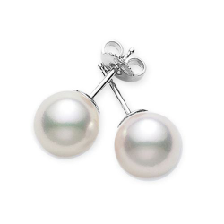 Mikimoto Akoya Earrings PES753W thumbnail 1