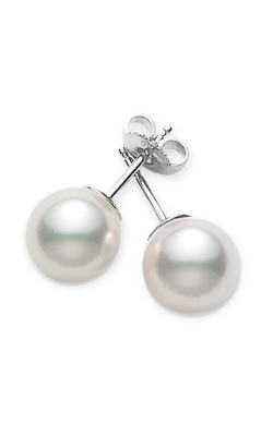 Mikimoto Akoya Stud Earrings 18K White Gold 6mm AA - PES603W